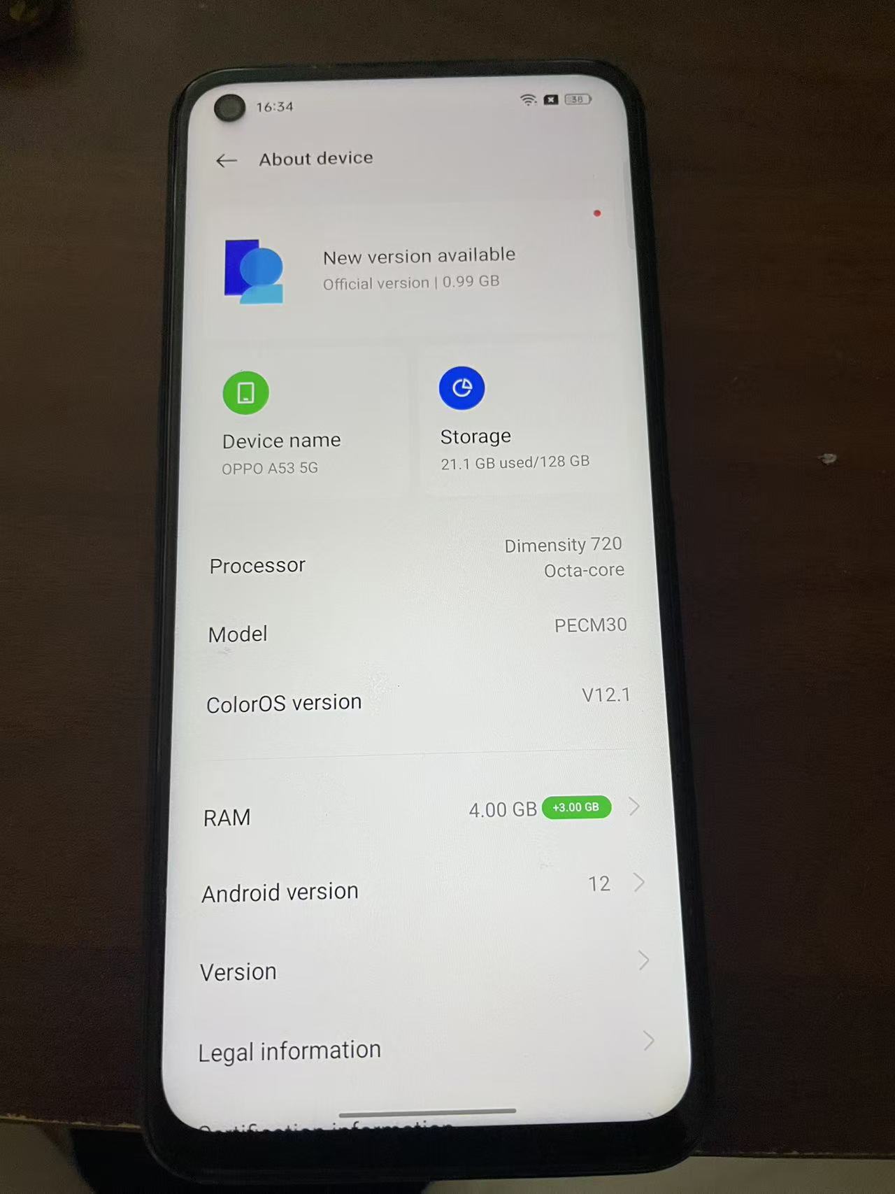 Refurbished OPPO A53 is a 5G mobile phone released in December 2020. Biometric Identification: Side fingerprint recognition + Face recognition Rear Triple Camera: 16MP main camera Typical 4040mAh