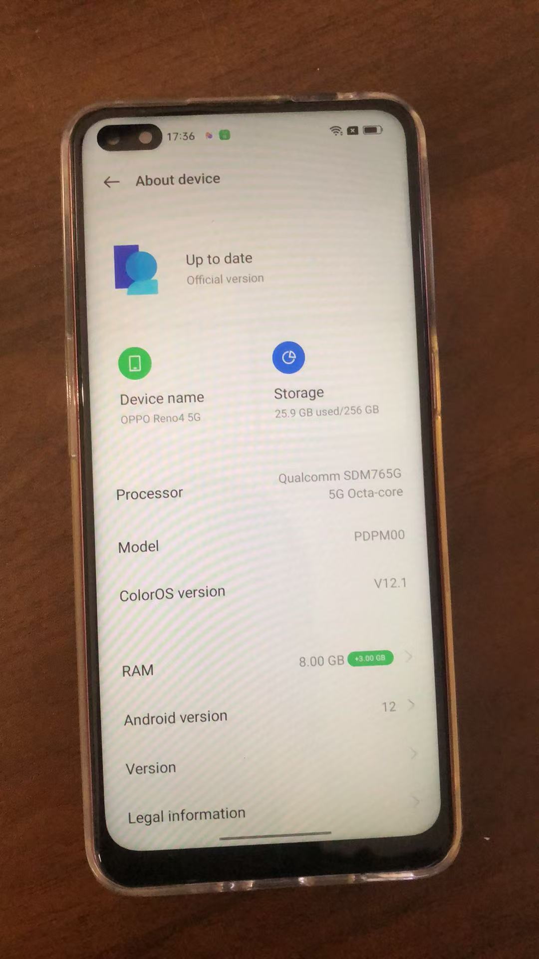 RefurbishedOPPO reno4 5G mobile phone 6.4-inch AMOLED display, 48-megapixel triple camera, 4020mAh battery Preceding: 32-megapixel + 2-megapixel dual camera system Unlock method: Facial recognition