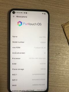 Refurbished vivoy70s Rear triple camera: 48 million main camera + 8 million ultra-wide angle camera + 2 million bokeh camera. Front: 16 million pixels. Unlock: Side fingerprint 4500mAh, 18W dual engin