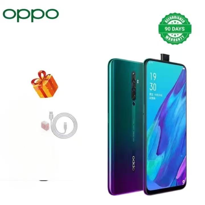Refurbished OPPO Reno 2Z Smart Phone 256GB 128GB 6.5" without Fingerprint unlock phone Dual SIM 4G phone Refurbished Phone SmartPhones Mobile Phones 128GB phone 4G Phone oppp phone