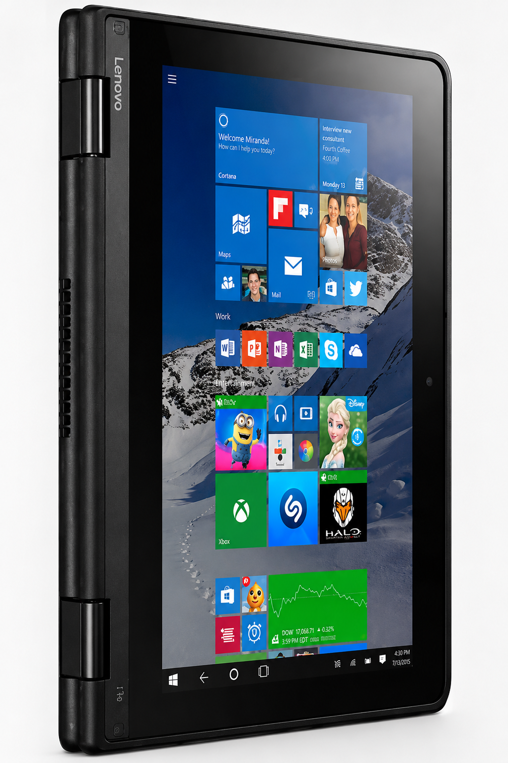 Lenovo ThinkPad Yoga 11E, Touchscreen, Convertible 2 in 1 x360, Intel Core, 4 GB Ram, 128 GB SSD, 12.5" Display, Ideal for Business and Education Series + Free Laptop Bag & Mouse, - Black