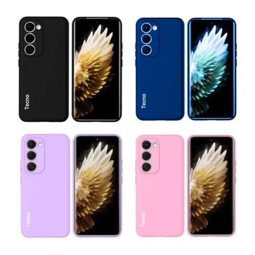 Tecno Spark 40 Pro Plus Cover Original Silicone High Protection Premium Luxury Phone Case/ Back cover