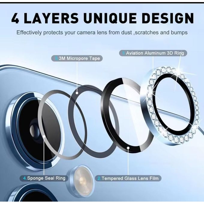 Samsung Galaxy A16 9H Tempered Glass Camera Lens Protector – HD Anti-Scratch Lens Guard