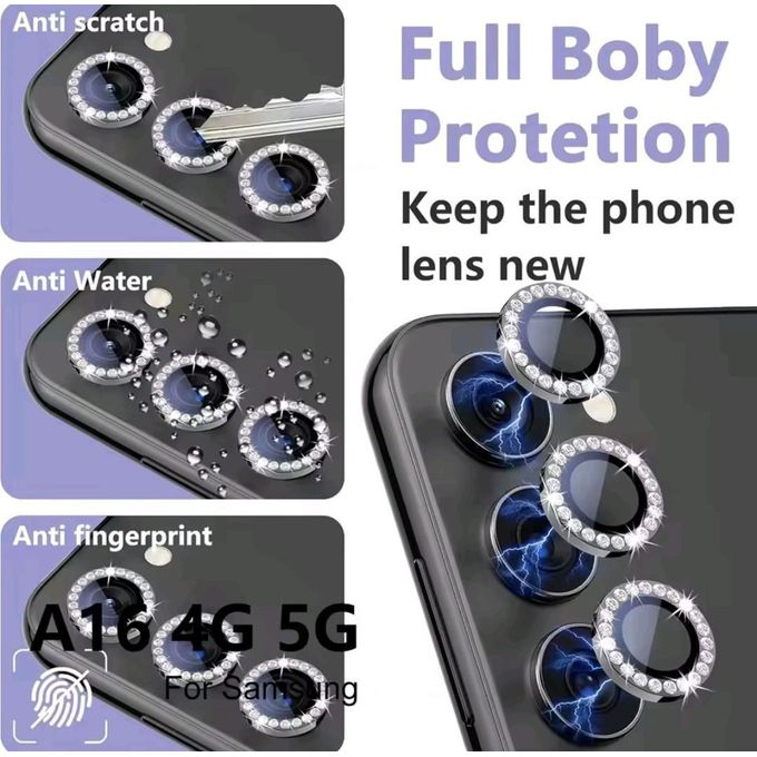 Samsung Galaxy A16 9H Tempered Glass Camera Lens Protector – HD Anti-Scratch Lens Guard