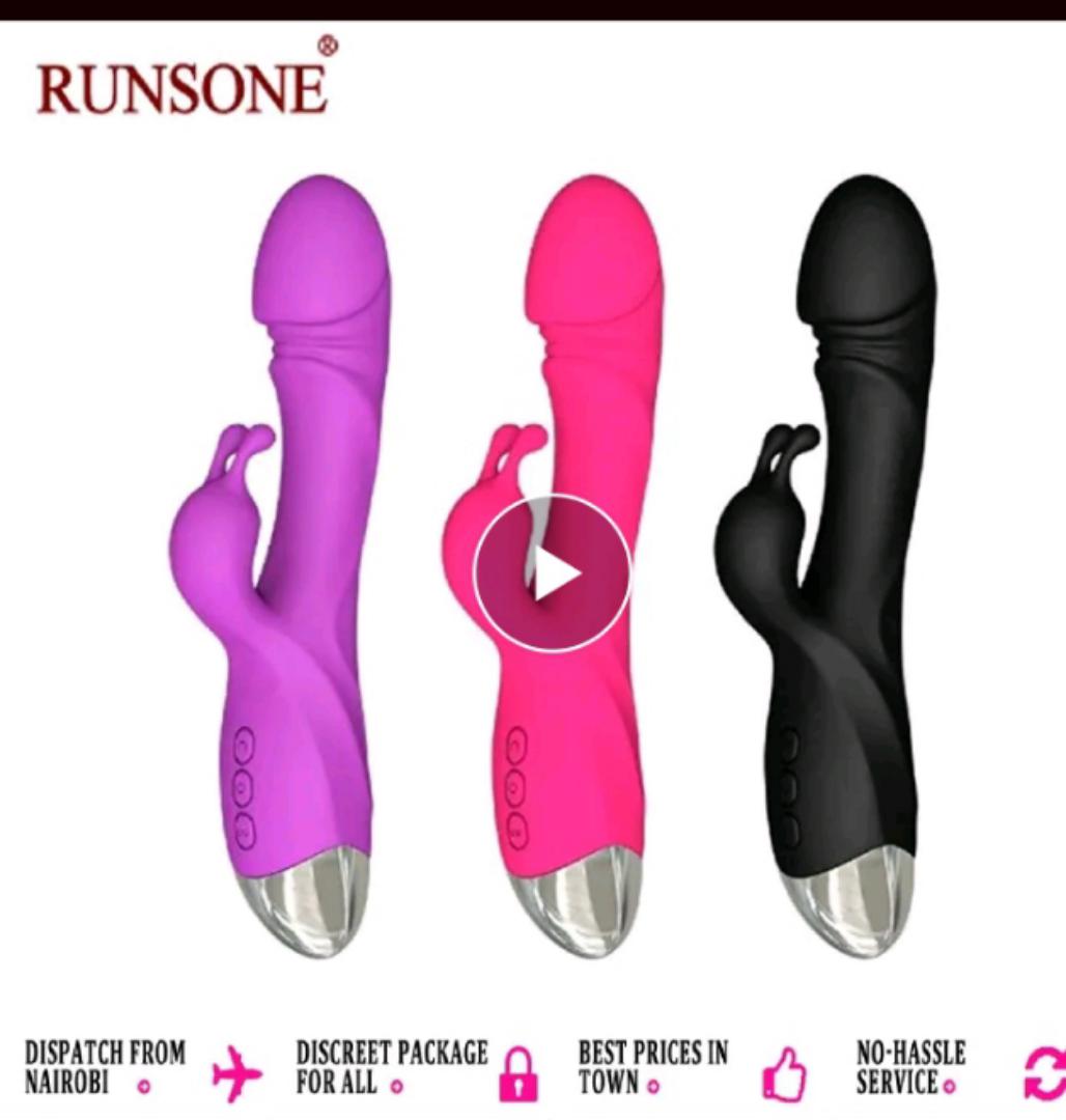 Realistic Dildo Rabbit Veined G Spot Vibrator Rechargeable Waterproof Powerful Vibrating Clit Stimulator Handhold Dual Motors Massager Adult Sex Toy for Ladies Women Couple