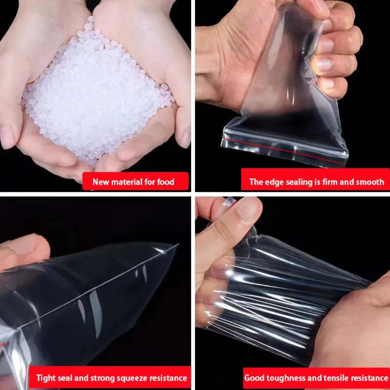 25PCS High Quality Heavy Duty Reusable Ziplock Storage Bags - Leak Resistant Food Storage Bags for Freezer, Fridge, Snacks, Meal Prep, Travel & Kitchen Organization
