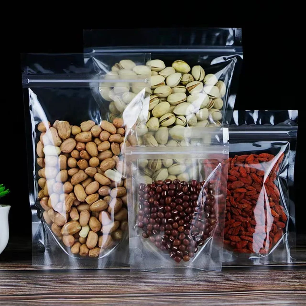 25PCS High Quality Heavy Duty Reusable Ziplock Storage Bags - Leak Resistant Food Storage Bags for Freezer, Fridge, Snacks, Meal Prep, Travel & Kitchen Organization