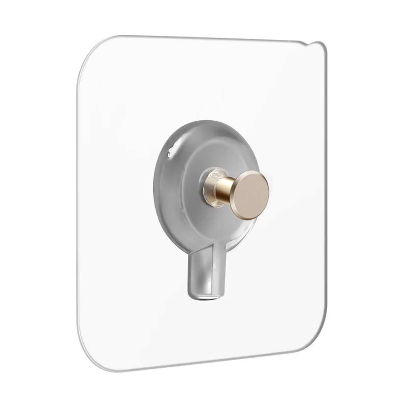 20PCS High Quality Transparent Wall Screw Hooks - Strong Waterproof Nail-Free Adhesive Hooks for Kitchen, Bathroom, Bedroom, Office, Home Organization & Wall Hanging