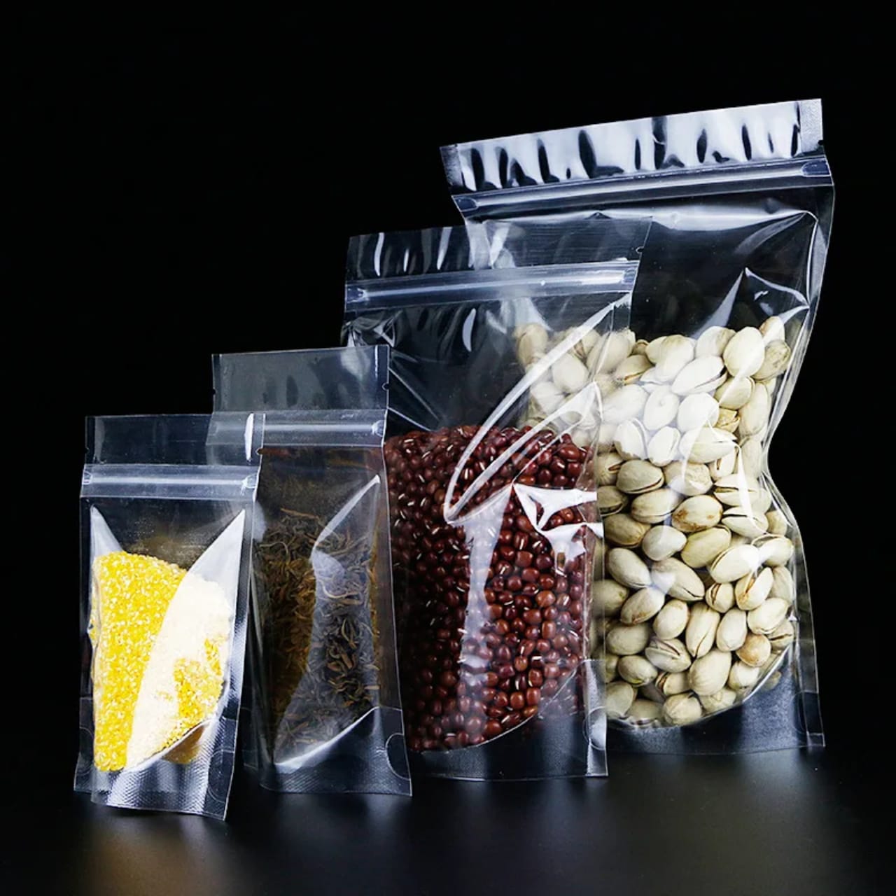 25PCS High Quality Heavy Duty Reusable Ziplock Storage Bags - Leak Resistant Food Storage Bags for Freezer, Fridge, Snacks, Meal Prep, Travel & Kitchen Organization