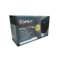 Cursor 700VA UPS Backup Power Supply – AVR Voltage Protection, Auto Restart, Fast Charging, Surge Protection for PC & Router