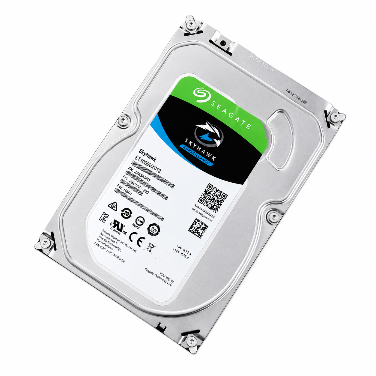 Seagate SkyHawk 500GB Surveillance Hard Drive | 3.5" SATA CCTV HDD for DVR & NVR Security Systems