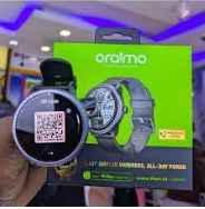 Oraimo Watch 5R OSW-820 1.43" AMOLED Smartwatch – Wireless HD Calling, 100+ Sports Modes, 24-Hour Health Monitoring, IP68 ,Bluetooth 5.3, 300mAh 10-Day Battery-black