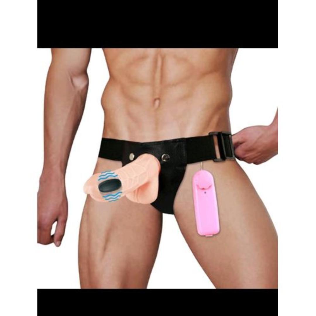 Strap on Realistic Dildo Adjustable Harness G Spot Vibrator Vagina Anal Adult Play Vibrating Rotating Sex Toys for women Couples Women Men