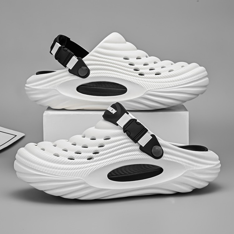 Men EVA Clogs Breathable Platform Water Shoes Closed Toe Lightweight Garden Beach Sandals Casual Outdoor Slippers