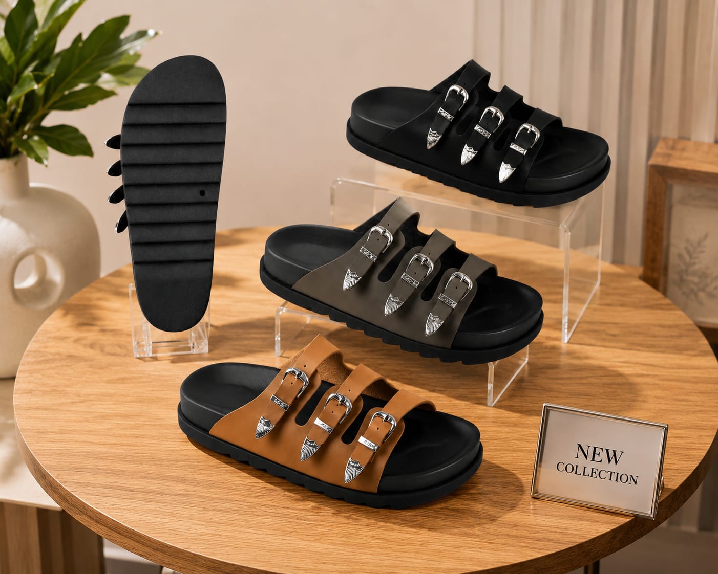 ⚡PROMOTION🔥MENS SUMMER SHOES⚡ High Quality leather summer sandals ⚡all time wearing fashioned MEN classic open toe shoes❤‍🔥wash and wear sandals🔥Easy brown / black and very cute as in picture🥰