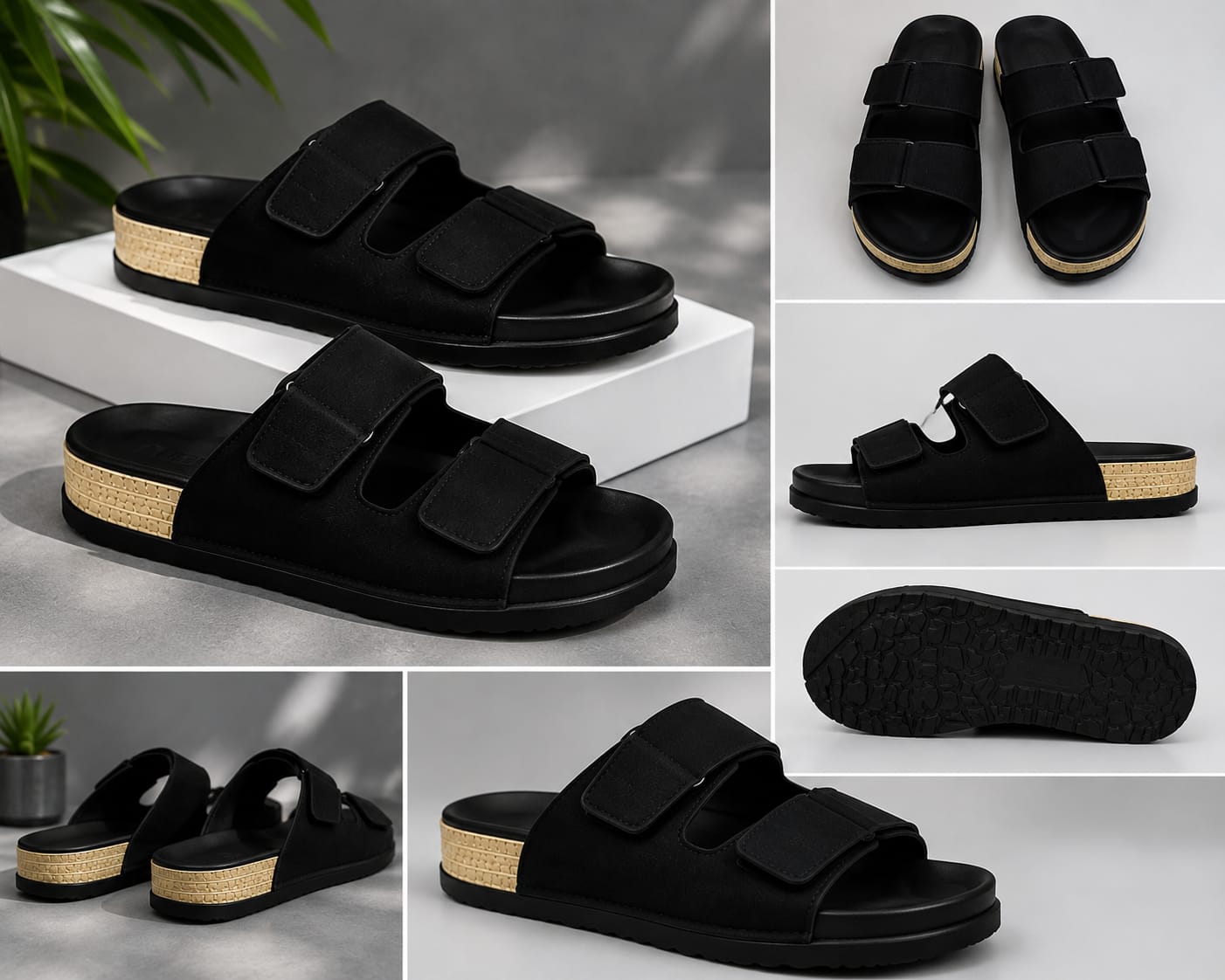 ⚡PROMOTION🔥MENS SUMMER SHOES⚡ High Quality leather summer sandals ⚡all time wearing fashioned MEN classic open toe shoes❤‍🔥wash and wear sandals🔥Easy brown / black and very cute as in picture🥰
