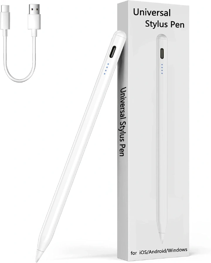 AMAZING OFFER!! AYNSRTN Universal Stylus Pen: Android/iOS Compatibility | 8-Hr Long Battery Life | Fast Charging | Auto Power-Off Protection | LED Indicators | Lightweight | Stylus Pens