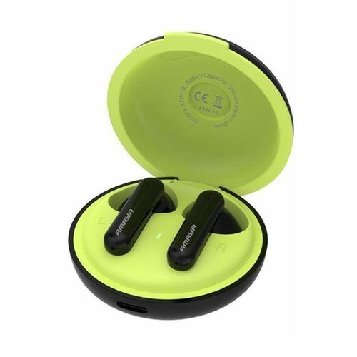 DISCOUNT DEALS!! Amaya ATW-19 True Wireless Earpods: | 5-Hr Long Playtime | 3D HiFi Stereo Sound | ENC Noise Cancellation | 300mAh Charging Case | Comfortable In-Ear Design | Earpods