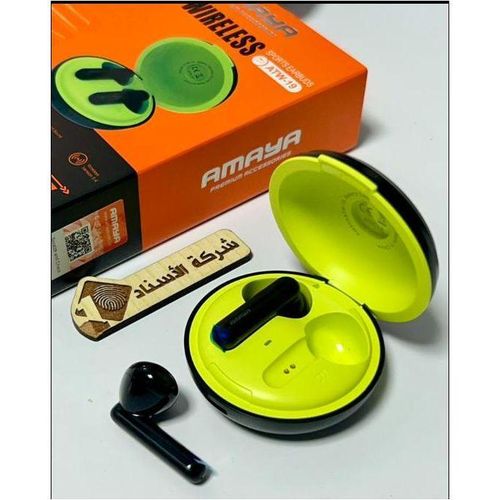 DISCOUNT DEALS!! Amaya ATW-19 True Wireless Earpods: | 5-Hr Long Playtime | 3D HiFi Stereo Sound | ENC Noise Cancellation | 300mAh Charging Case | Comfortable In-Ear Design | Earpods