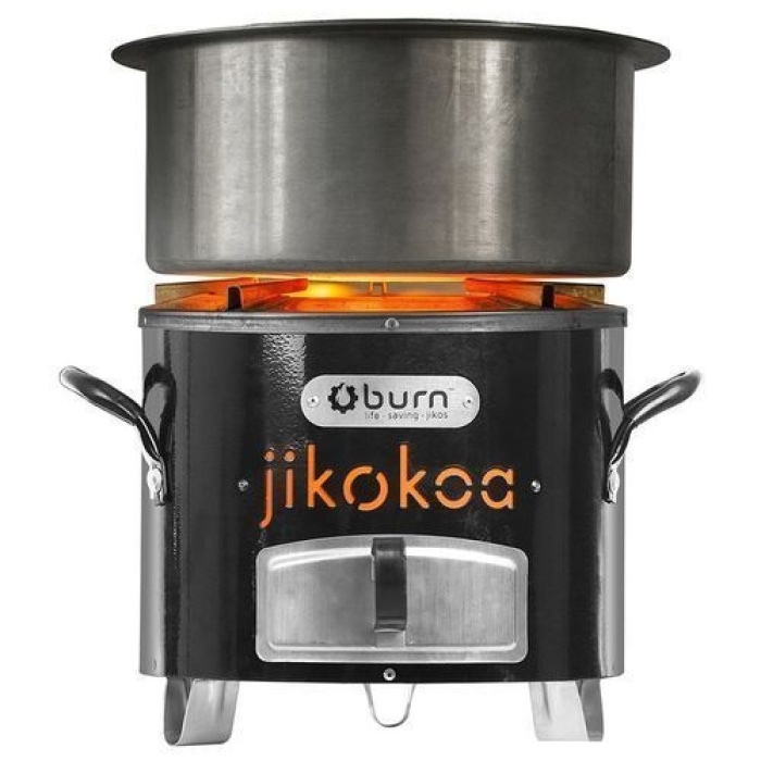 AMAZING OFFERS!! BURN Jikokoa Charcoal Stove: Durable Metal Body | Heat Insulation | Ergonomic Handles | Anti-slip Feet | Removable Ash Drawer | Stoves