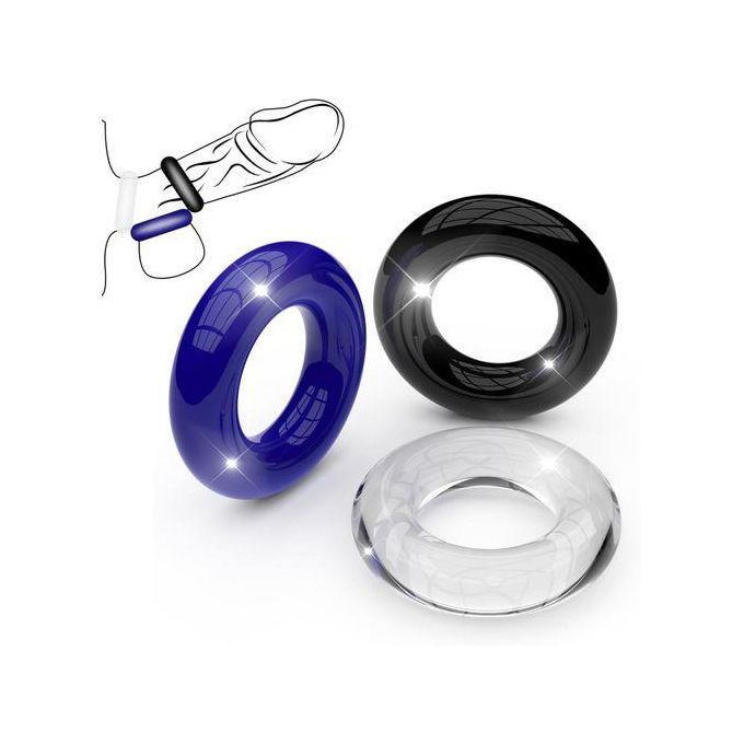 Ejaculation Delay Cock Rings Strong Erection Delay Ejaculation Stay Hard Penis Rings Last Longer Sex Toy For Men - image 3