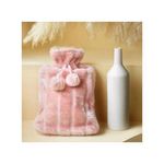 2L Luxury Soft Faux Fur Hot Water Bottle Bag For Heat Therapy/Pain Relief