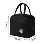 Lunch Bag Insulated Lunch Bag Food Storage Bag For Office, School, College, Beach, Picnic, Fishing, Hiking, Travel Portable Lunch Bag