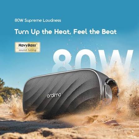 oraimo SpaceBox Pro 80W Karaoke-Support Wireless Speaker + Free Shoulder Strap Included