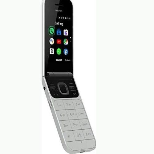 Nokia 2720 Flip Mobile, Mobile Phone, Dual Screen, Equipped with 4G Internet - Long Battery Life - Compact and Strong Dual Sim Card 4 GB Internal Memory, 512 MB RAM, Dual SIM Featured phone+free gifts