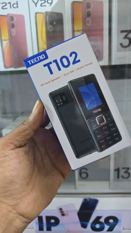 [NEW ARRIVAL] TECNO T102 DUAL SIM CARD FM RADIO CAMERA SCREEN 1.77’’ BATTERY 1000MAH TYPE-C FAST CHARGER KABAMBE MULIKA MWIZI PHONE BUTTON MOBILE PHONE WITH 1 YEAR WARRANTY FEATURED PHONE