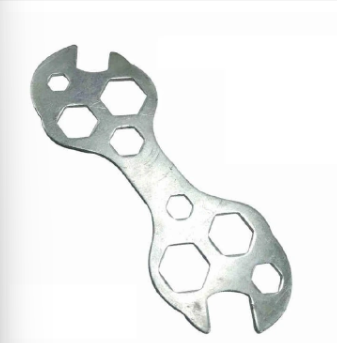 Cycling Portable Multitool Wrench 8-17mm Hex Multihole Screw Wrench Spanner Bicycle Repair Hand Tools Cycle Bike Repair Tool