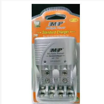 Multiple Power STD Charger 4 Slots For AA AAA Rechargeable Battery