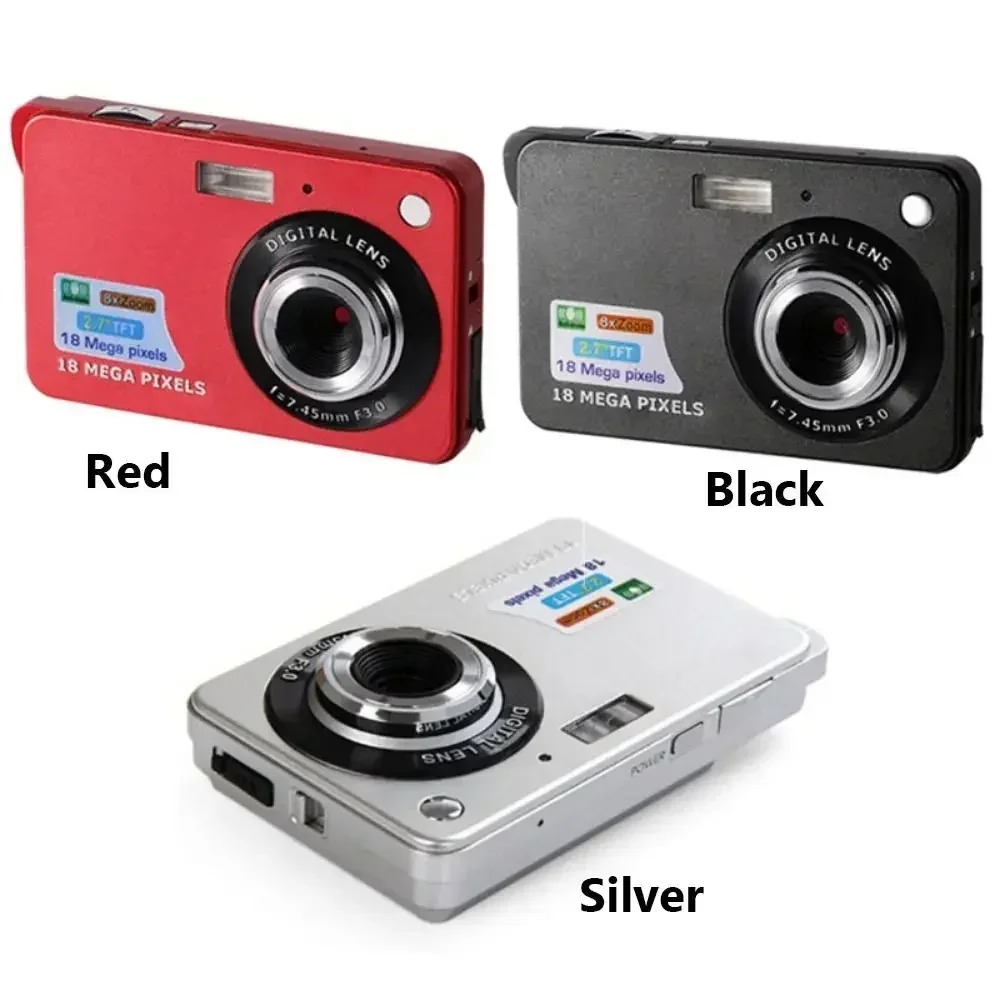 【Bantu Box】K09   18 Mega Pixels LCD Rechargeable HD Digital Camera CCD Video Camera Outdoor Anti-Shake Support Sd Card Camcorder Photography