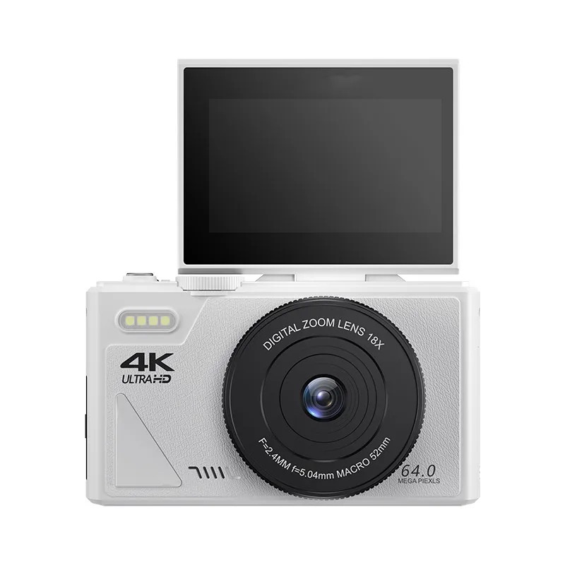 【Bantu Box】M550  64MP 4K Digital Camera 180° Flip Screen 18X Zoom Selfie Vlog Camcorder Wide Angle Macro UHD Video Camera Livestream WiFi Webcam