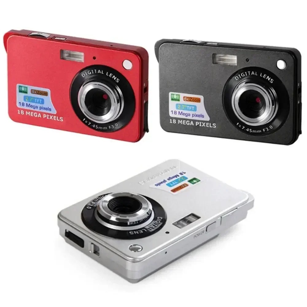 【Bantu Box】K09   18 Mega Pixels LCD Rechargeable HD Digital Camera CCD Video Camera Outdoor Anti-Shake Support Sd Card Camcorder Photography