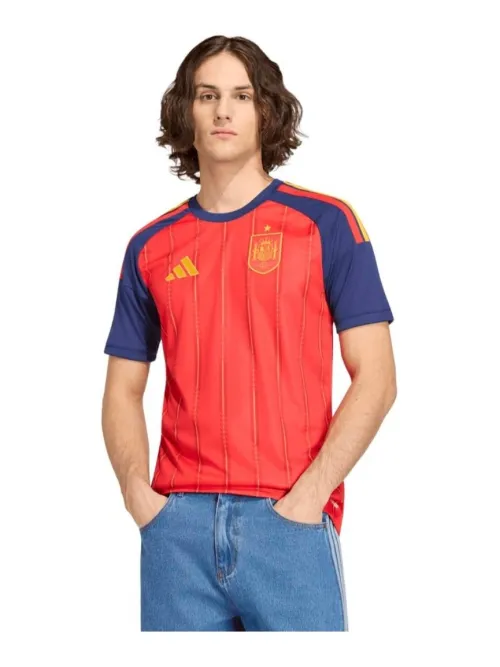 ❤️ FURIA ROJA ELITE • WORLD CUP 2026 🇪🇸 Spain Fan Jersey – Bold Red Football Kit ⚽ Breathable Sports Wear 🔥 Premium Replica Edition