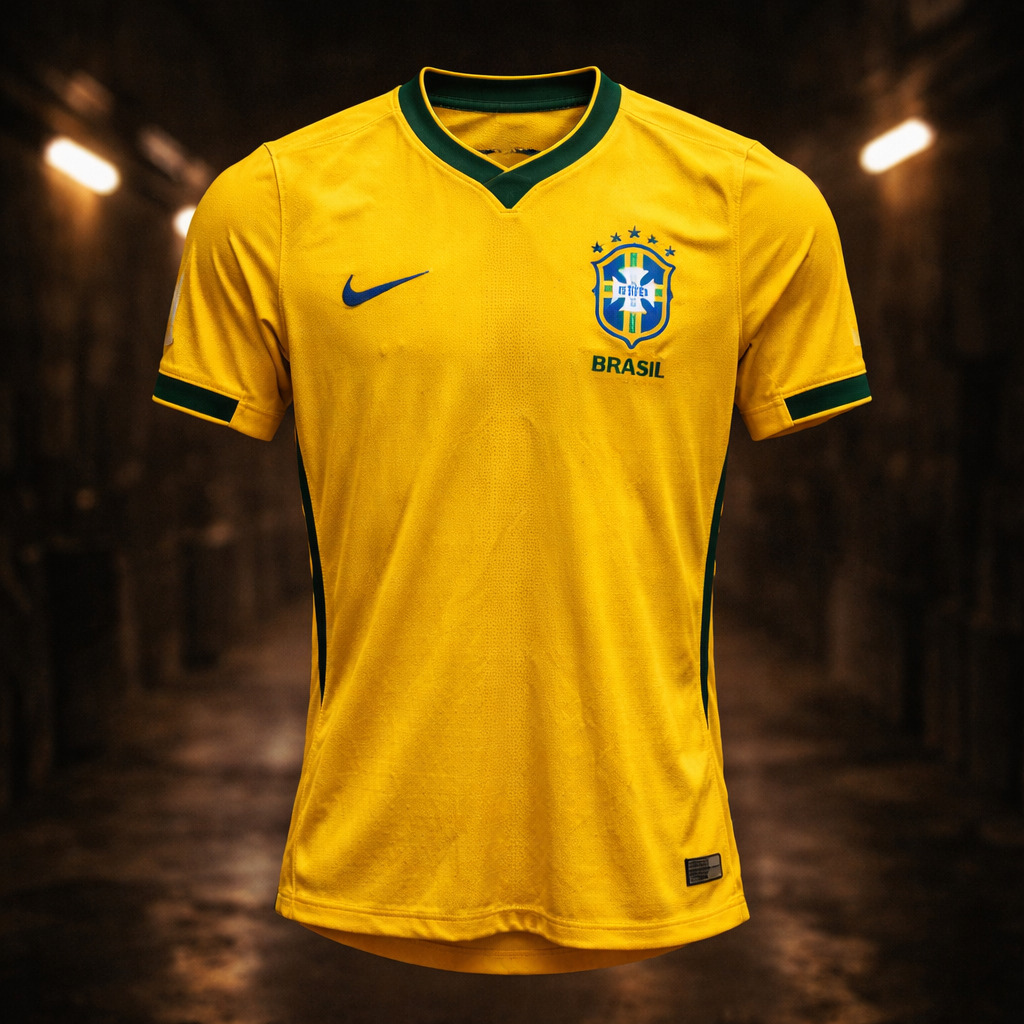 💛 SAMBA LEGENDARY • WORLD CUP 2026 🇧🇷 Brazil Fan Jersey – Iconic Yellow Football Kit ⚽ Breathable Sports Wear 🌟 Premium Replica Edition