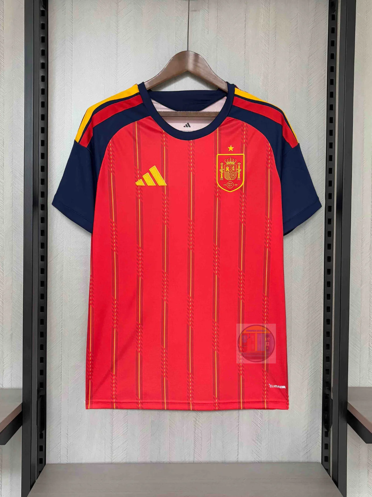 ❤️ FURIA ROJA ELITE • WORLD CUP 2026 🇪🇸 Spain Fan Jersey – Bold Red Football Kit ⚽ Breathable Sports Wear 🔥 Premium Replica Edition