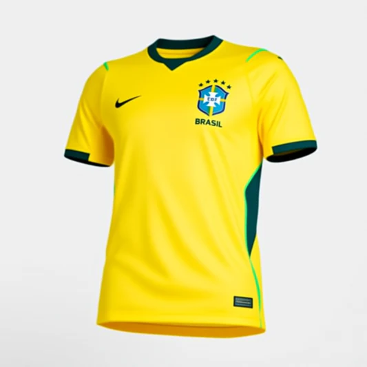 💛 SAMBA LEGENDARY • WORLD CUP 2026 🇧🇷 Brazil Fan Jersey – Iconic Yellow Football Kit ⚽ Breathable Sports Wear 🌟 Premium Replica Edition