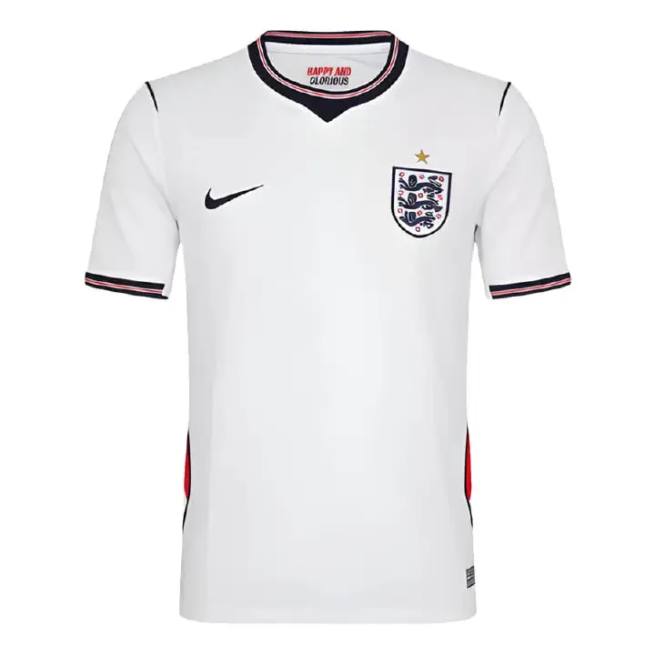 🦁 THREE LIONS CLASSIC • WORLD CUP 2026 🏴 England Fan Jersey – White Football Kit ⚽ Breathable Sports Wear 🔥 Premium Replica Edition