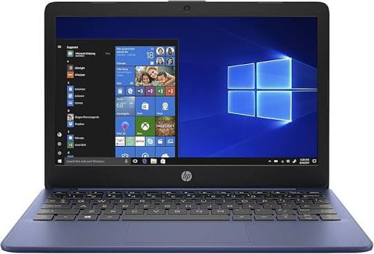 Refublished HP Stream 11.6-inch HD Laptop, Intel Celeron N4000, 4 GB RAM, 64 GB eMMC, Windows 10