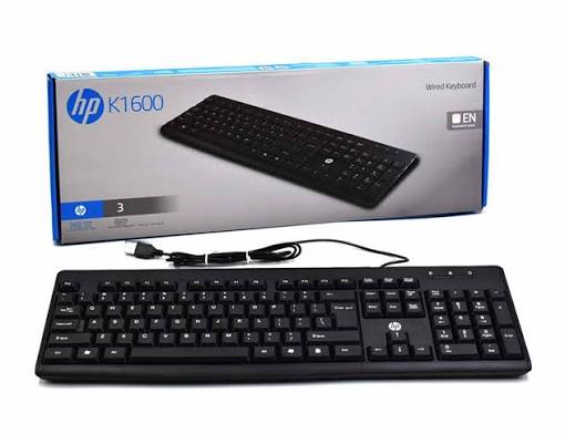 HP Wired Keyboard K1600. Chiclet-Style keyboard is quick and cofmy Full size keyboard. Genius keystrokes and 3 LED Indicators.