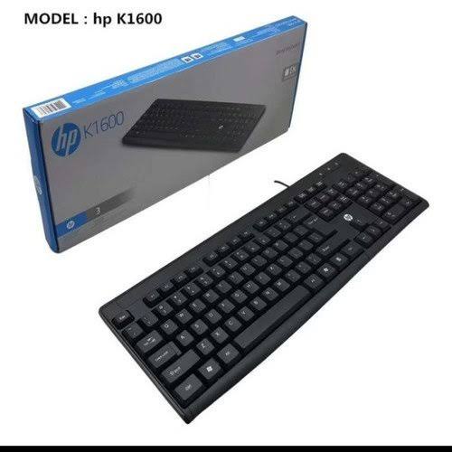 HP Wired Keyboard K1600. Chiclet-Style keyboard is quick and cofmy Full size keyboard. Genius keystrokes and 3 LED Indicators.