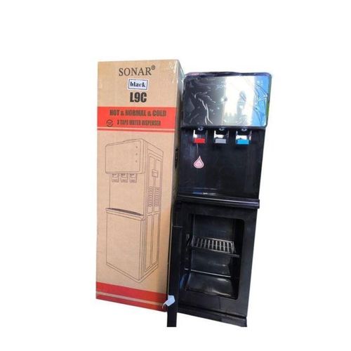 Sonar K9C Water Dispenser 3 Taps Hot Cold & Normal Water Dispenser – Top Load Energy Saving Free Standing Dispenser