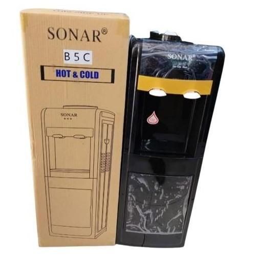 Sonar Standing Hot and Cold Water Dispenser with Fast Heating and Cooling Black