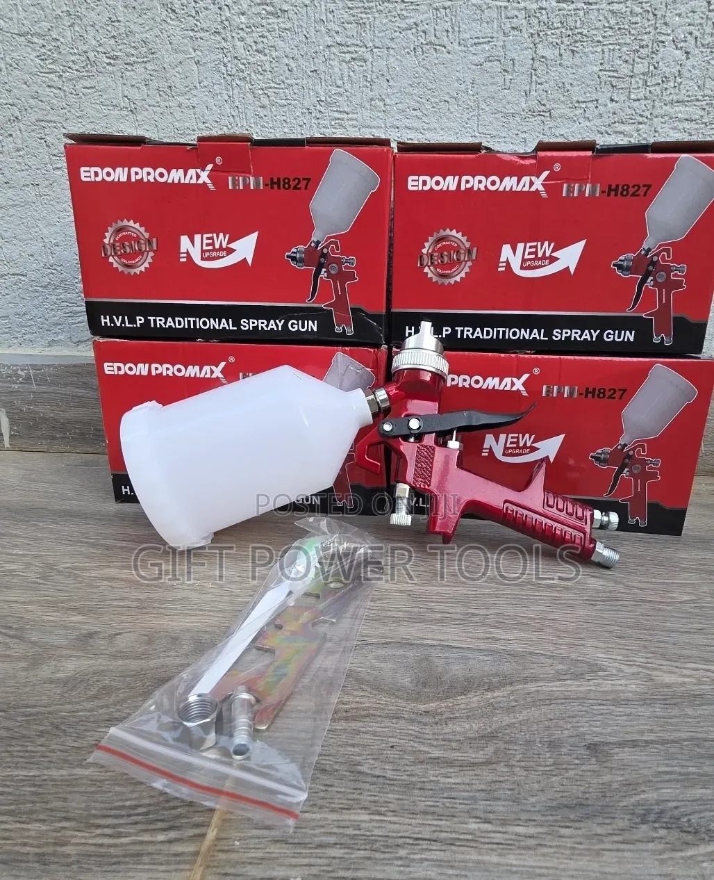 Edon Epm-H-827 HVLP spray gun Accessories Electric Paint Sprayer – High-Performance Spray Gun For Smooth & Even Coating