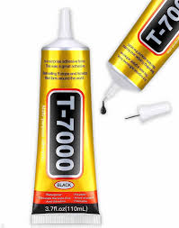 T7000 Multipurpose Adhesive For Phone Repair / DIY - 50ml Black phone repair glue T-7000 adhesive glue for phone screen re-attachment and repair