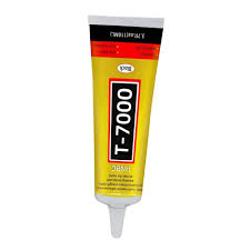 T7000 Multipurpose Adhesive For Phone Repair / DIY - 50ml Black phone repair glue T-7000 adhesive glue for phone screen re-attachment and repair