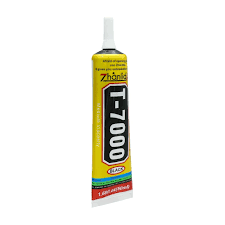 T7000 Multipurpose Adhesive For Phone Repair / DIY - 50ml Black phone repair glue T-7000 adhesive glue for phone screen re-attachment and repair