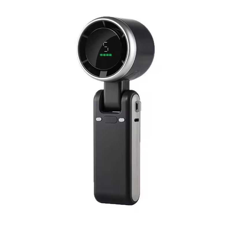1PC NEW 2026 Handheld Fan Portable Foldable USB Rechargeable, Ultra Quiet 5-speed Adjustable, 1200mAh Battery